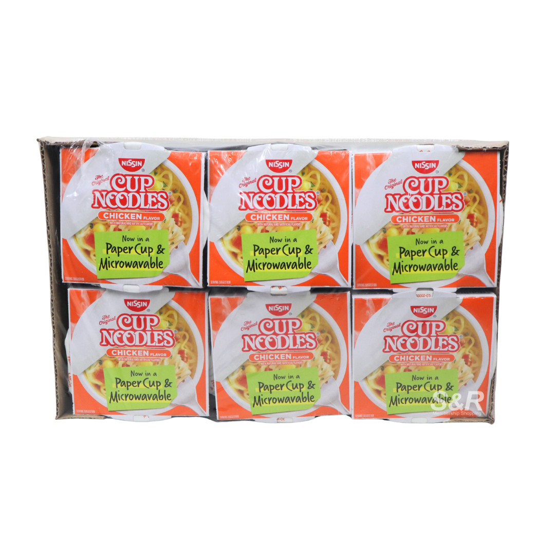 Nissin 6-pack Cup Noodles Chicken Flavor